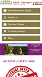Mobile Screenshot of manamassage.com